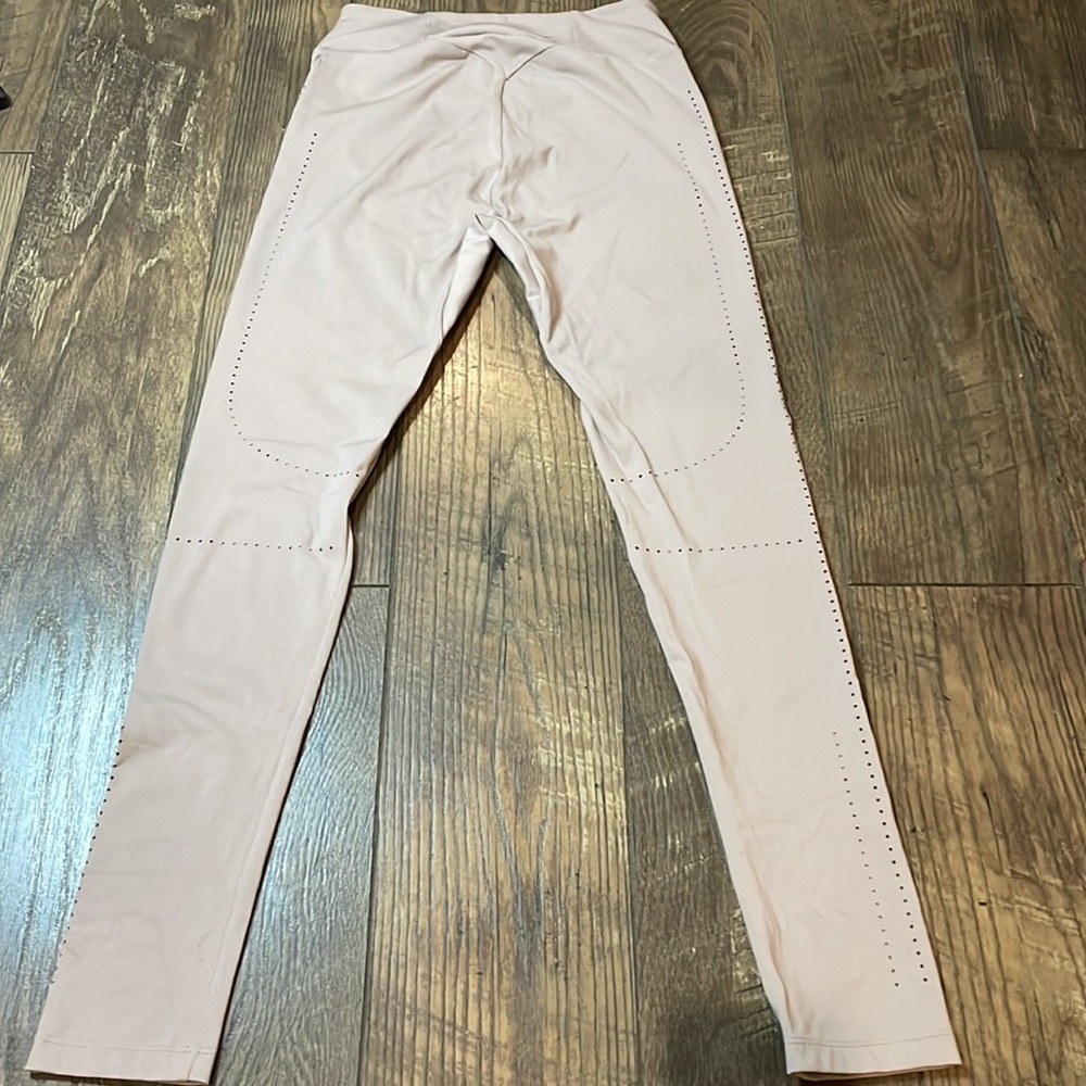 Gymshark Dry Moisture Management 7/8 Blush Pink/Purple‎ Leggings Sz M - Picture 5 of 7